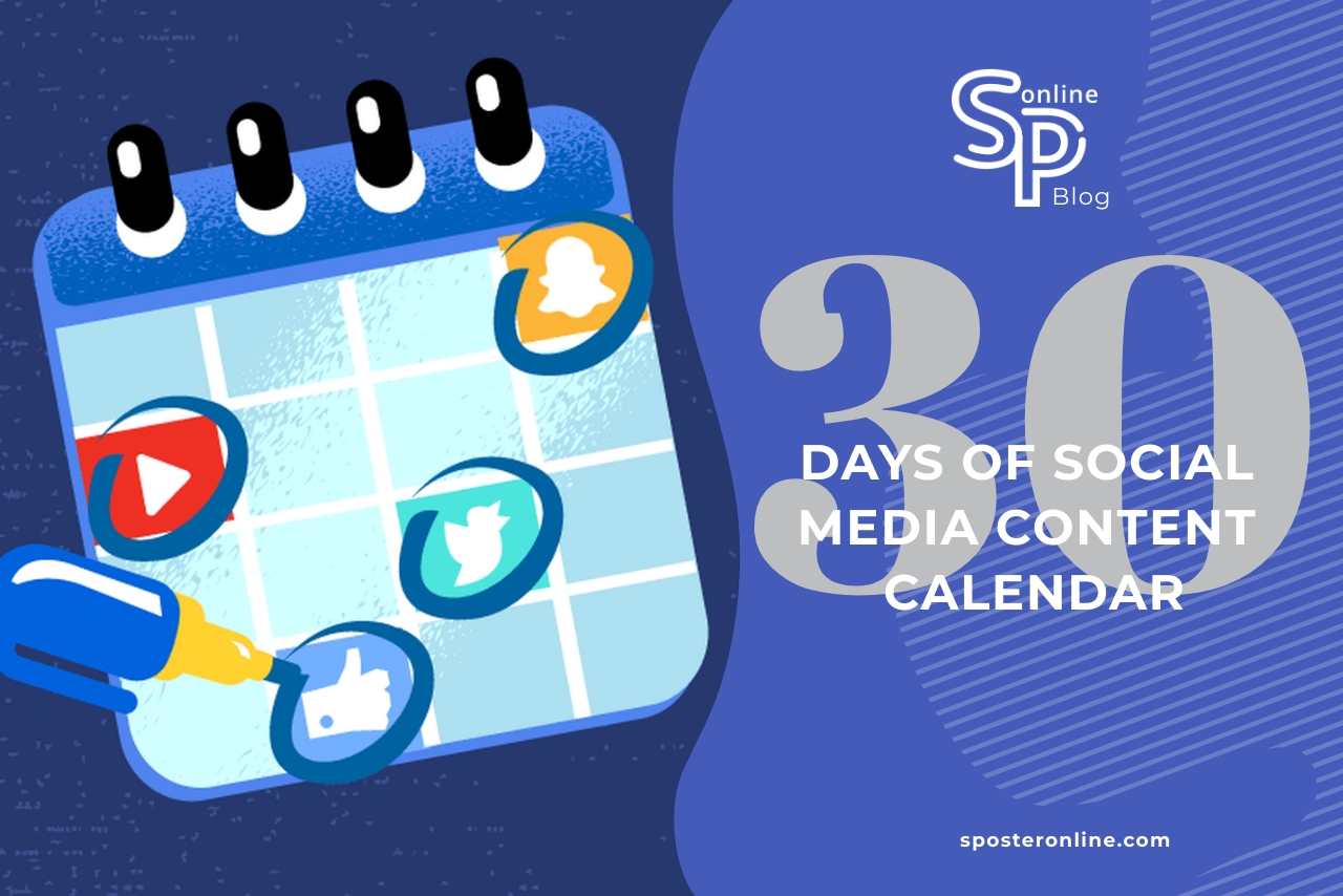 30 day social media content calendar